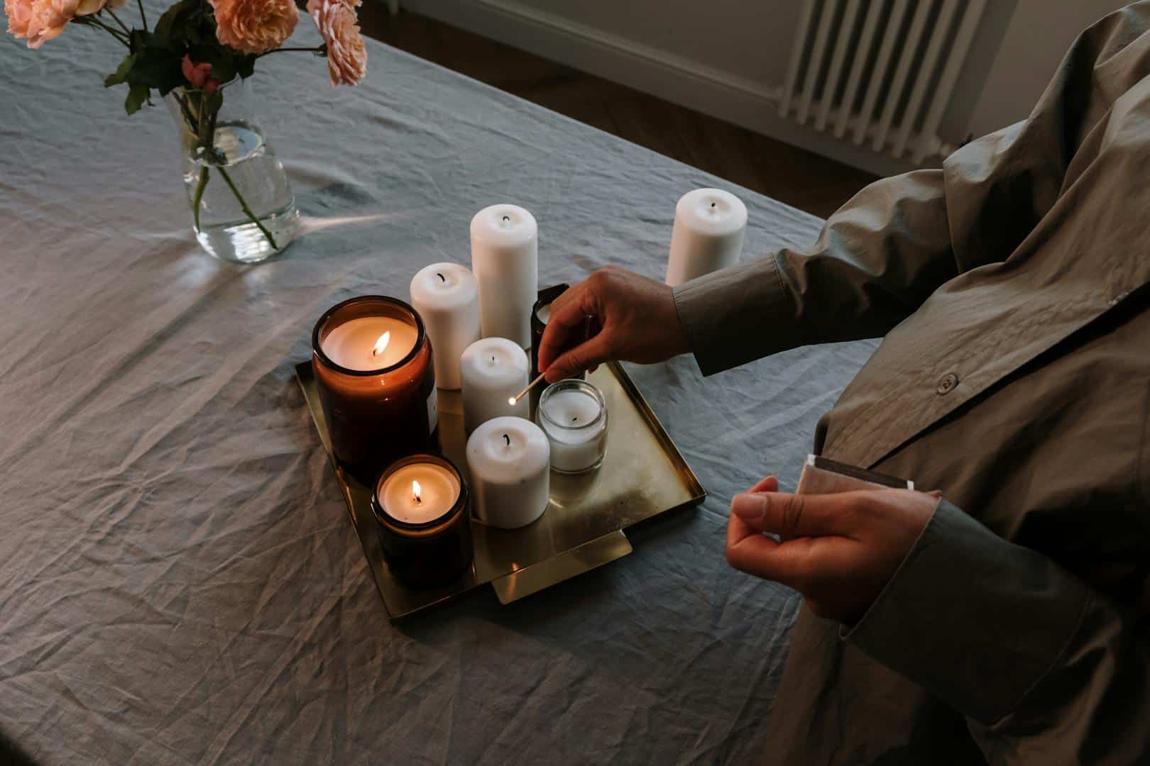 La mise en place de votre instant de détente en couple est importante